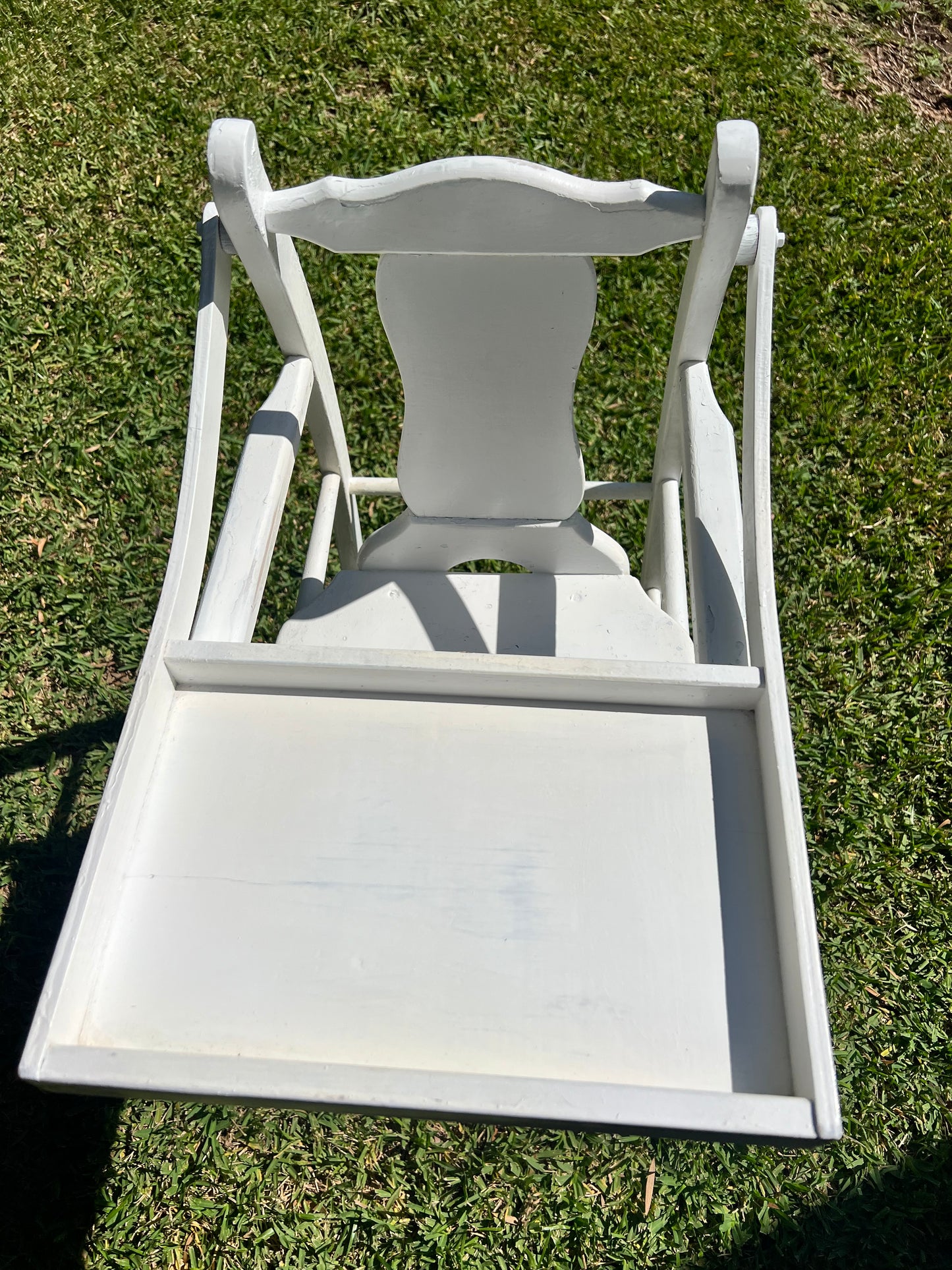 Vintage white highchair