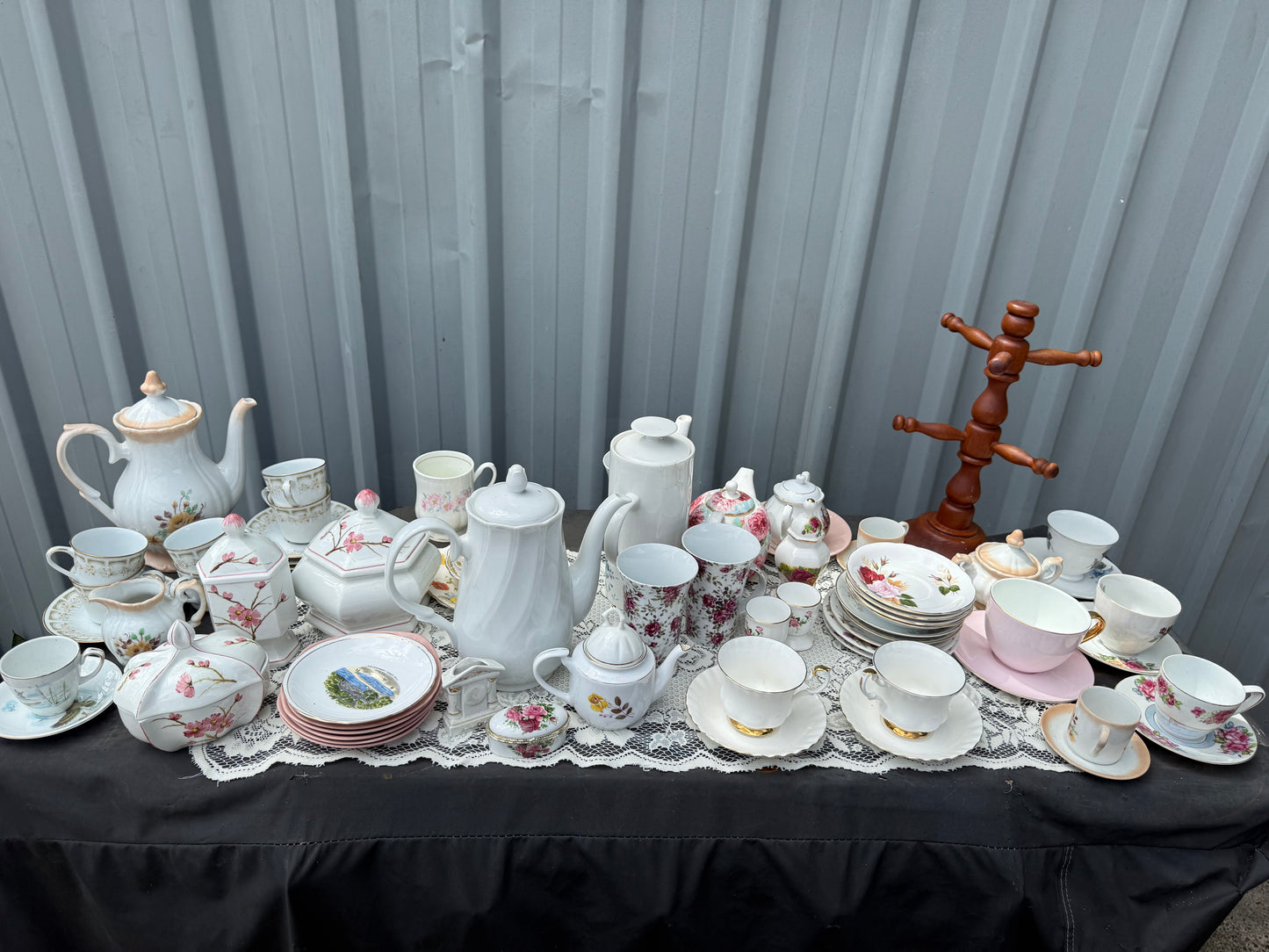 Tea party crockery