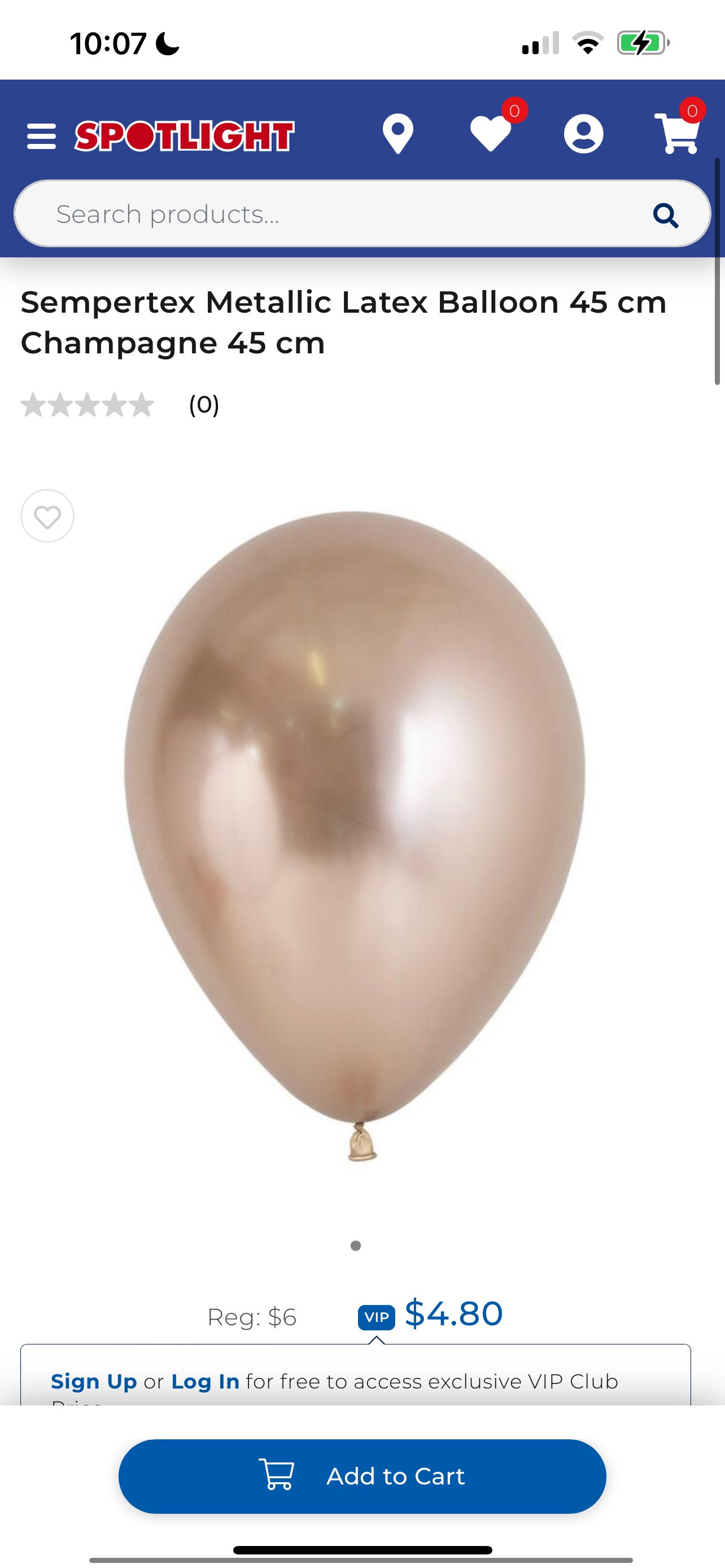 Specialty balloon colours