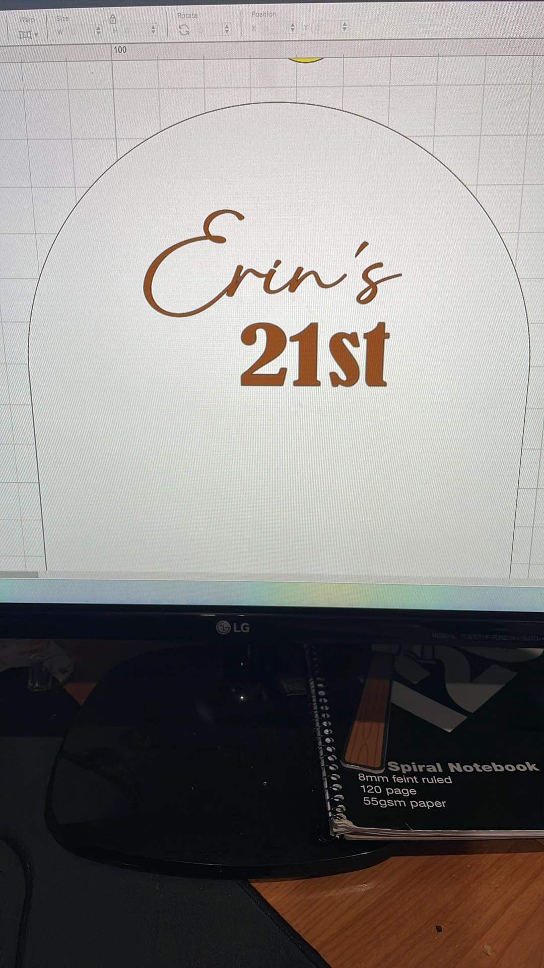 Large custom sticker