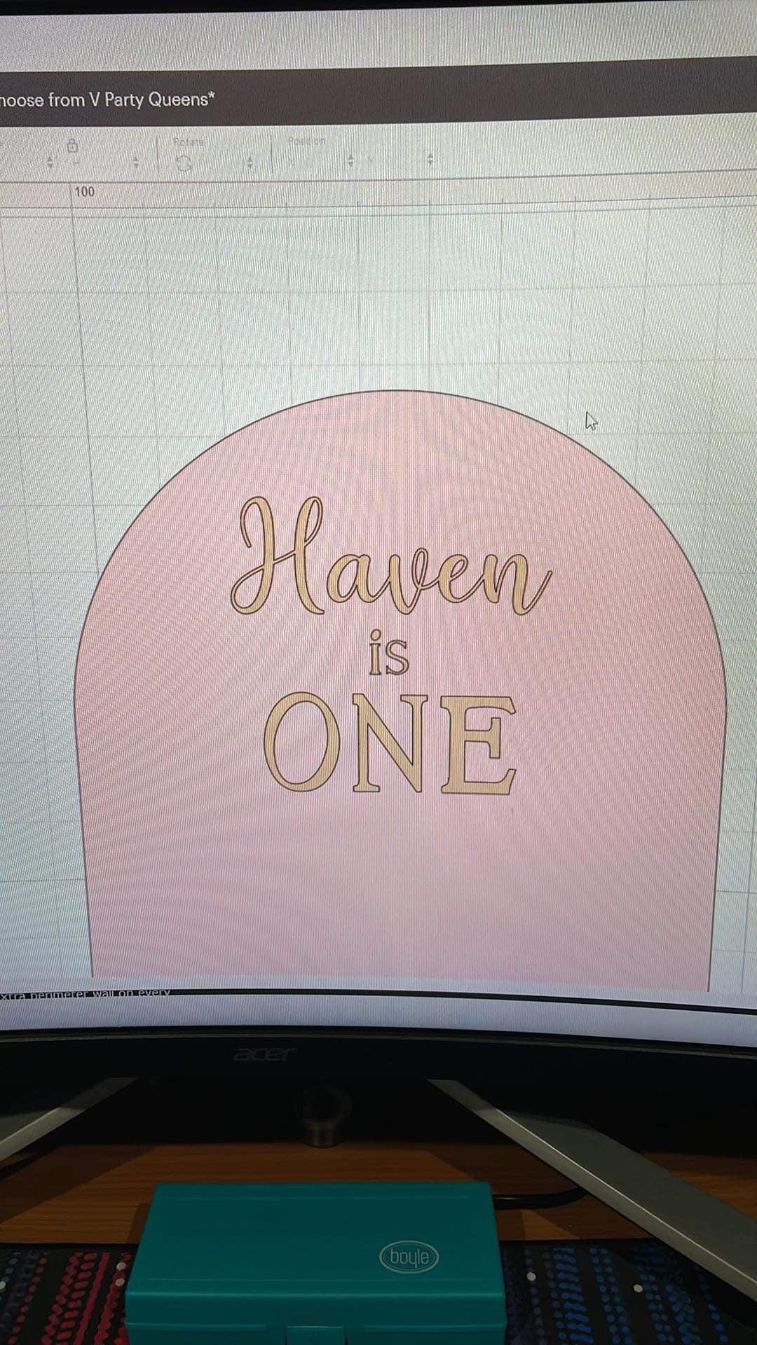 Large custom sticker