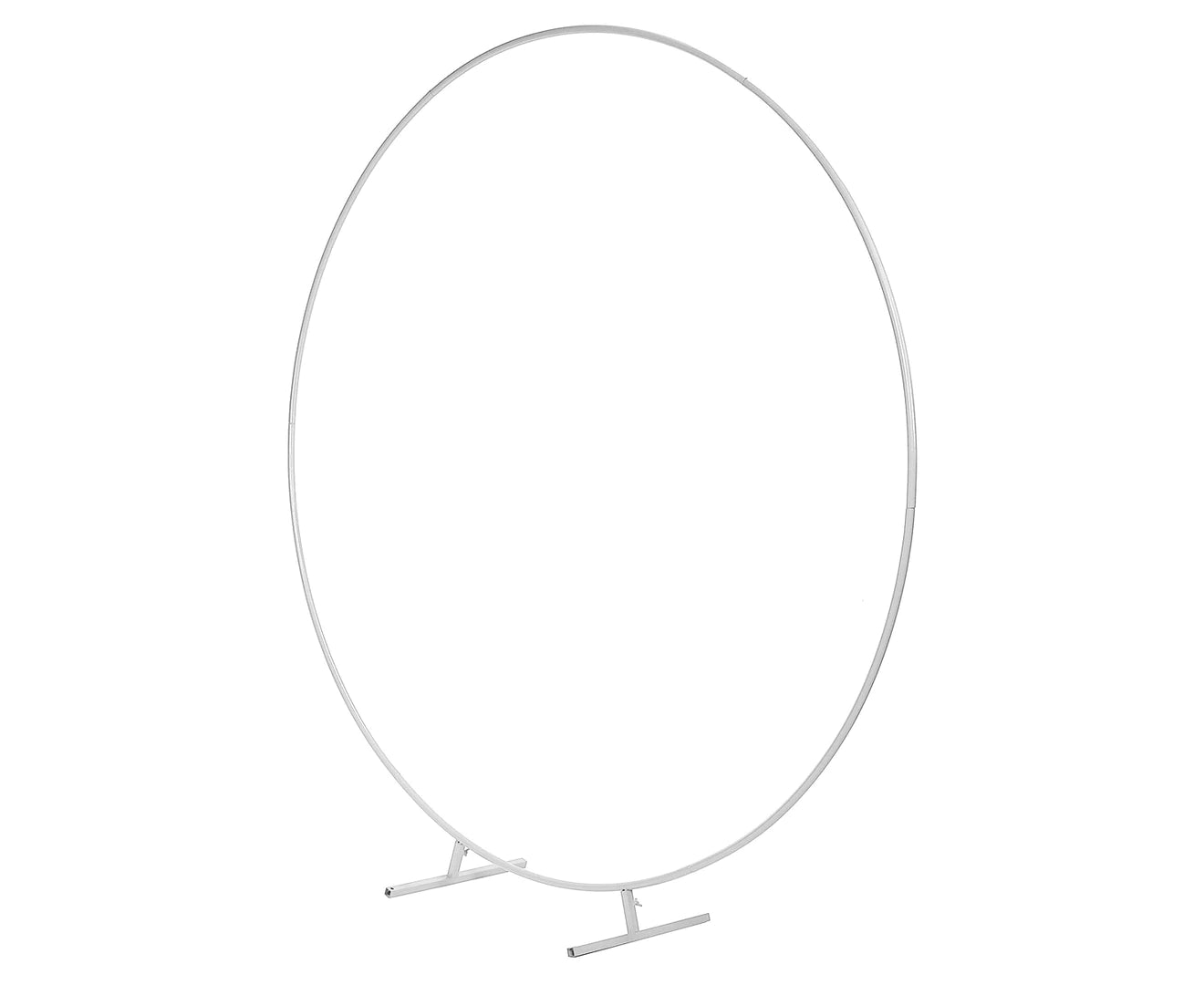 White 1.5m circle frame