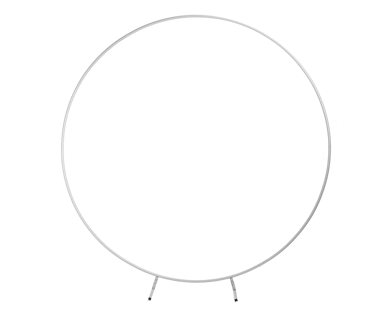 White 1.5m circle frame