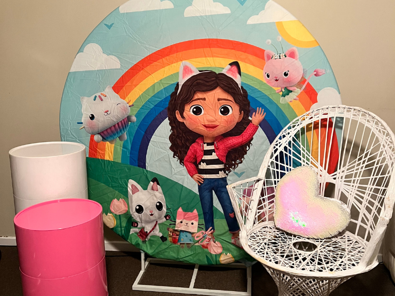 White occasional chair