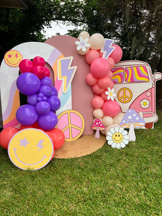 Groovy party cut outs only