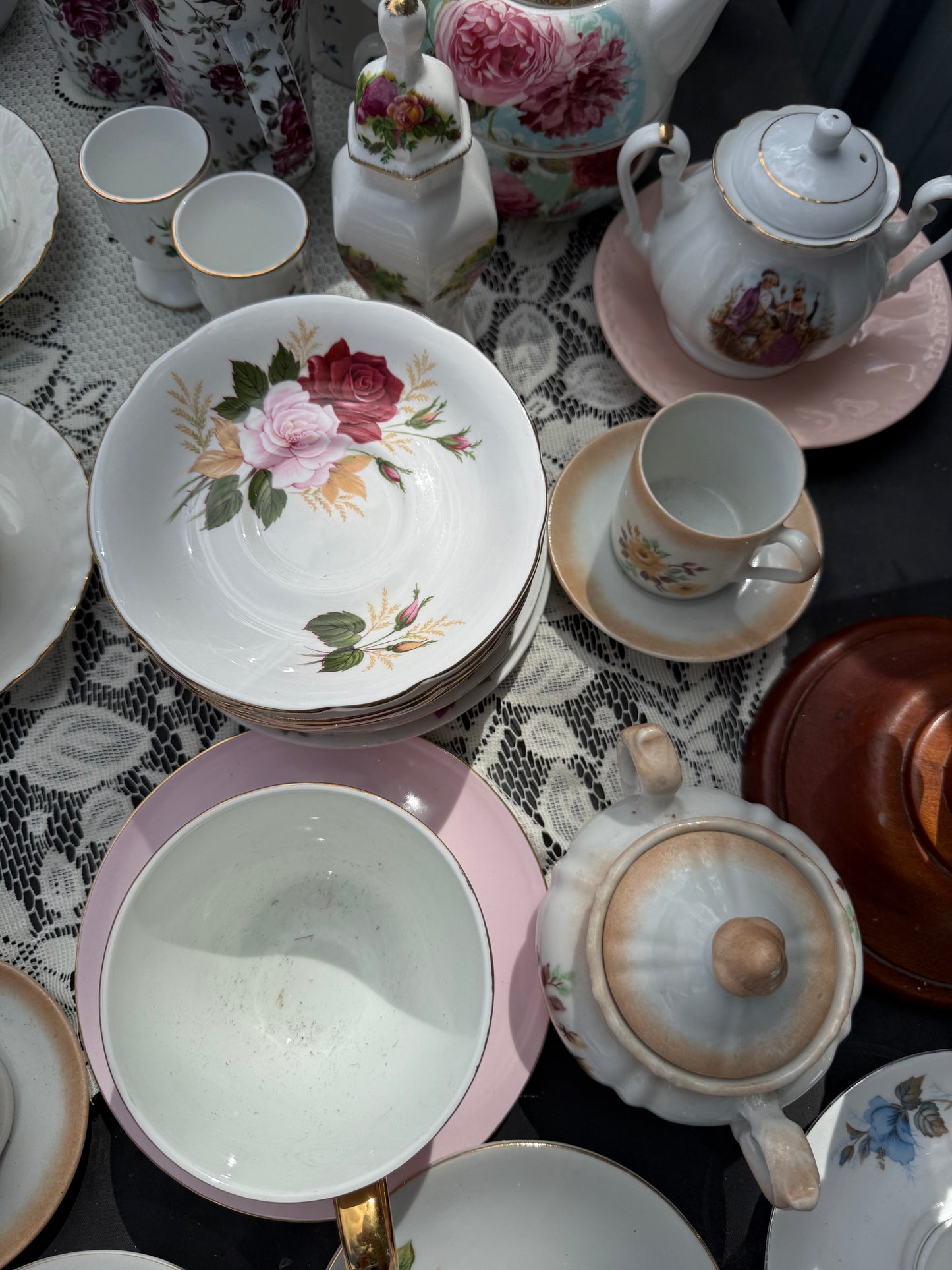 Tea party crockery