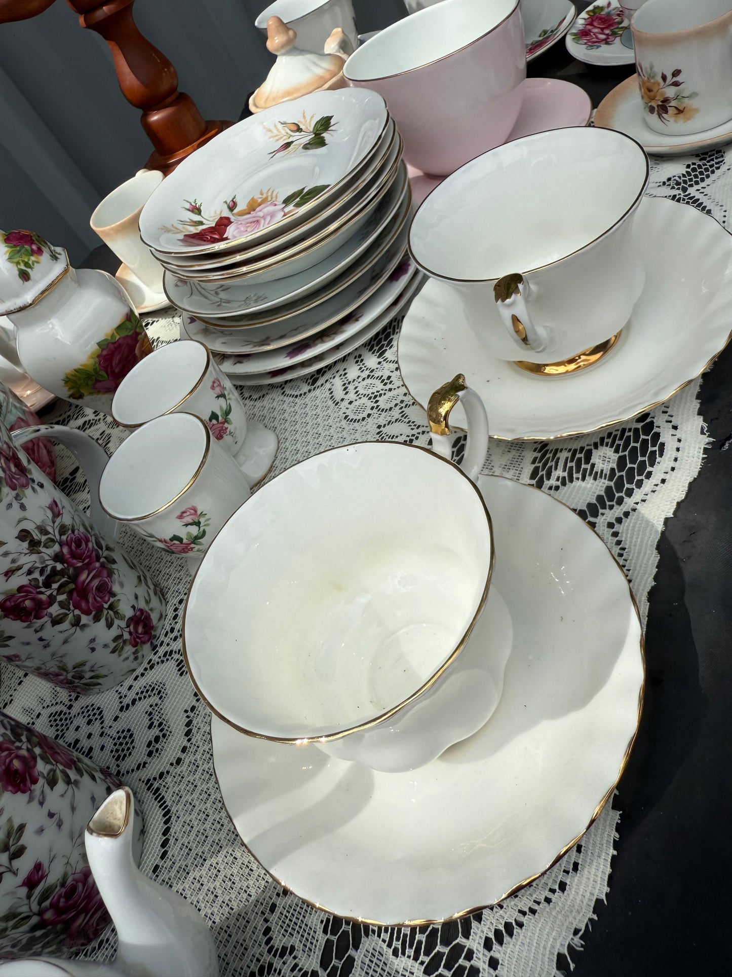 Tea party crockery