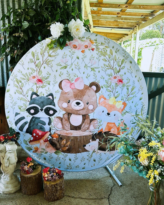 Baby forest animals woodland baby shower 