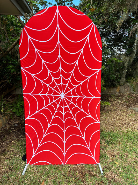 Red web banner