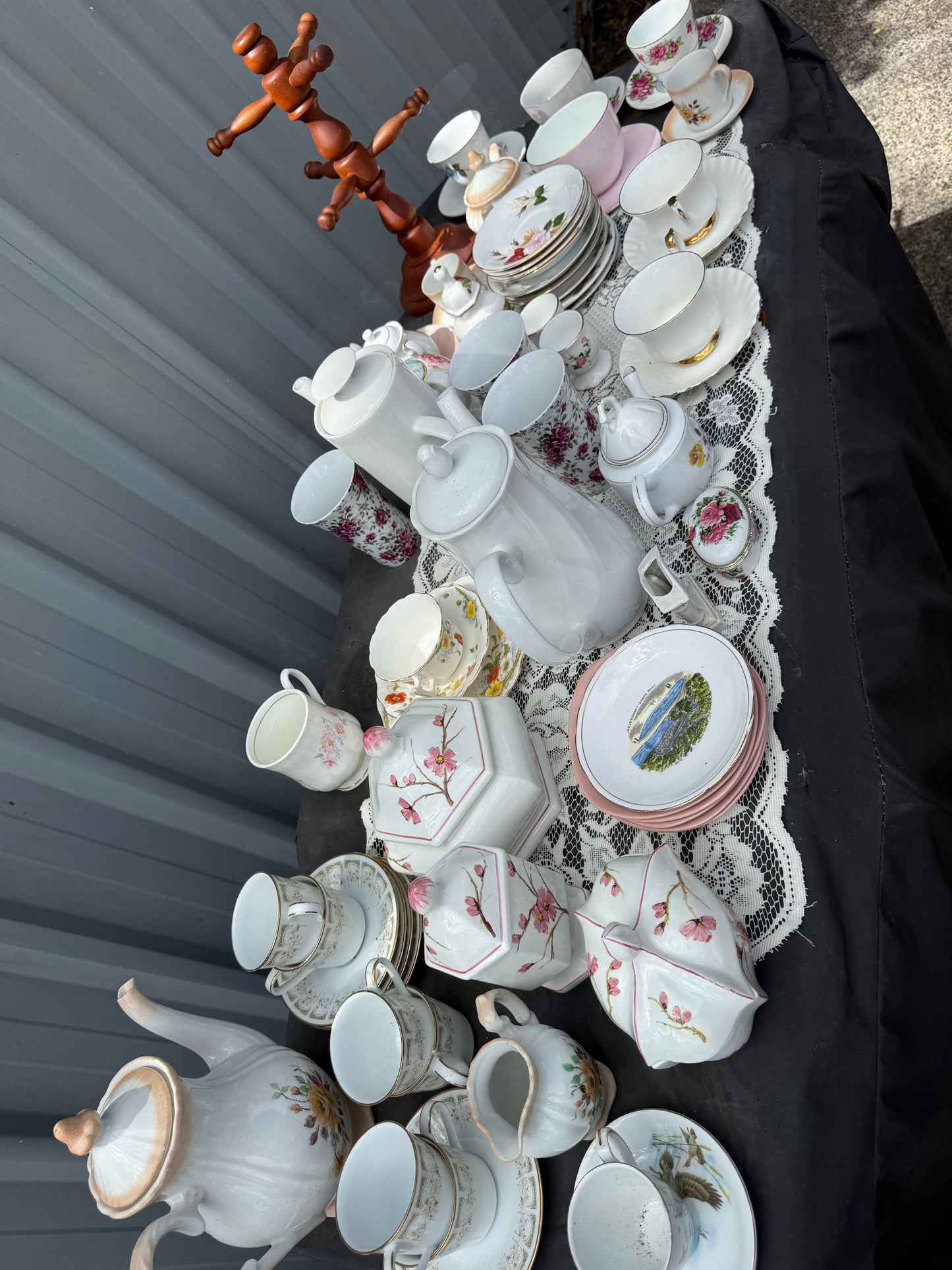 Tea party crockery