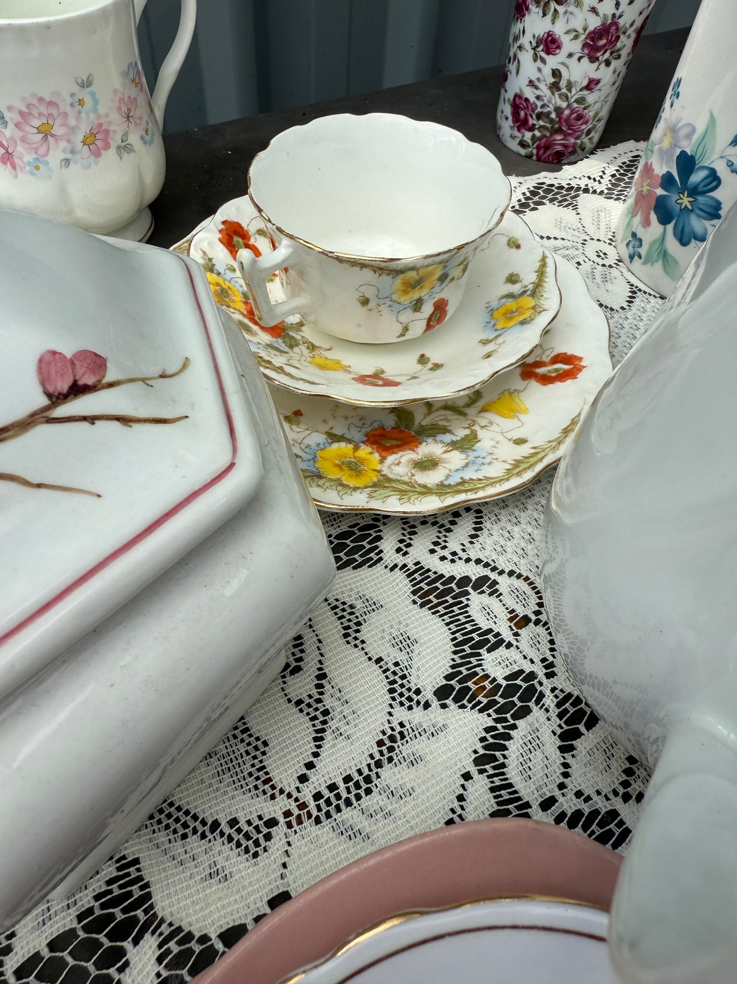 Tea party crockery