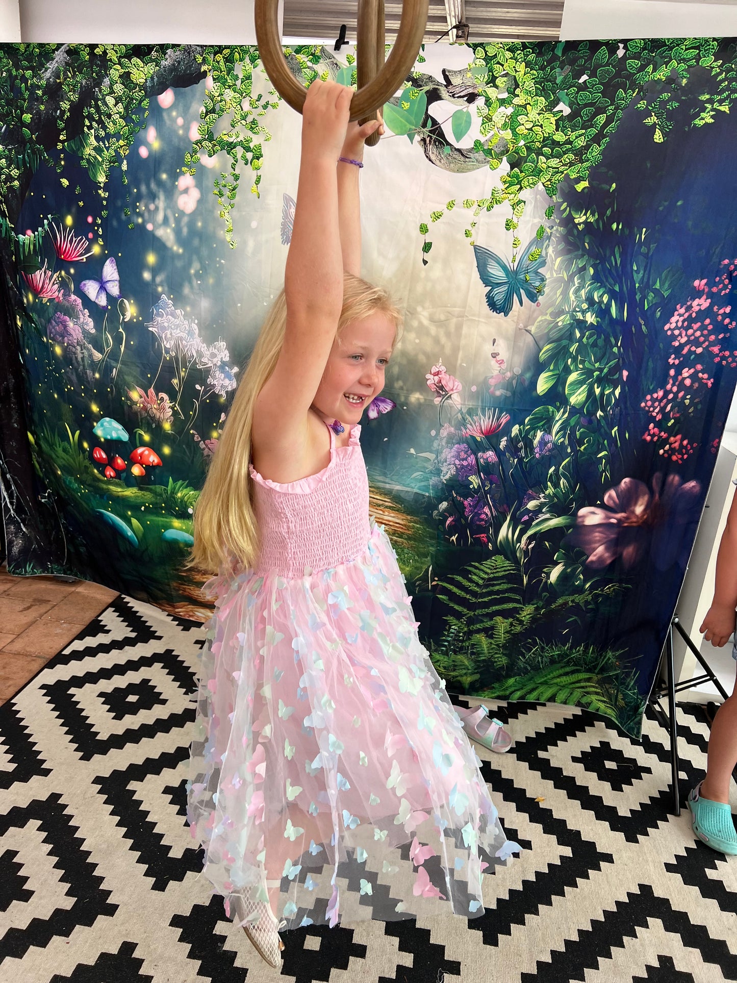 Mini party rectangle banner and backdrop frame or 2 rectangle frames