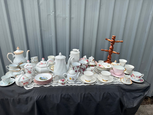 Tea party crockery