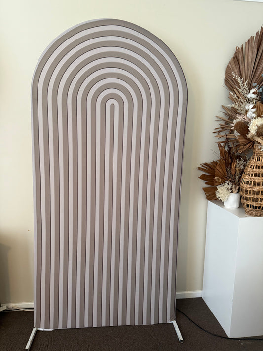 Ribbed banner