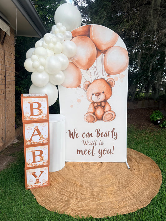 We can bearly wait to meet you baby shower