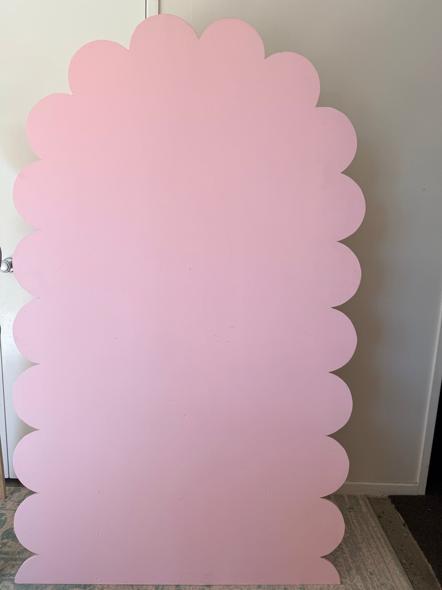 Pink bubble arch