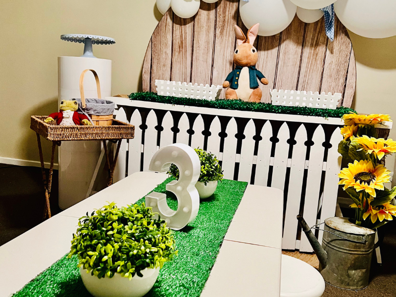 Peter rabbit party – V Party Queens