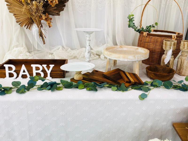 Boho rustic online baby shower